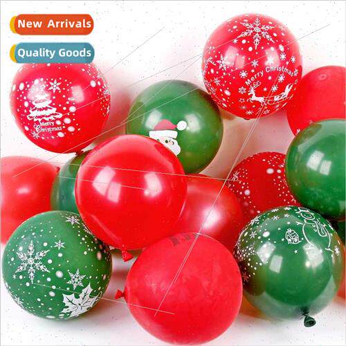 Christmas decoration supplies 12 inch latex balloons festive