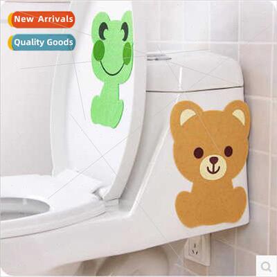 Creative home cartoon animal bathroom toilet stickers thicke