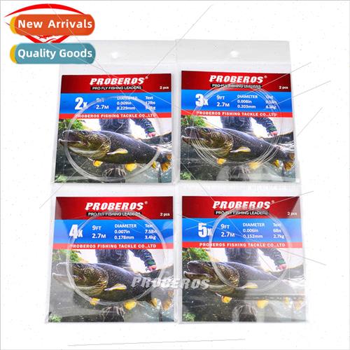 9FT 0X-6X Fly Fishing ne Nylon Subline Reducing Front Leader