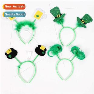 Day Irish Bands St. Hair Patrick Decoration 2023 Festival