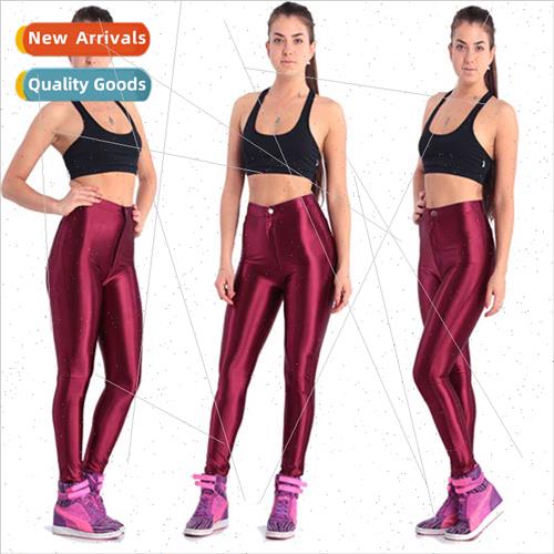 New Solid Fluorescent Leggings Women Casual Plus ze Multic