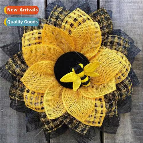 Bee Festival Decoration Bee Festival Sunflower Wreath Easter