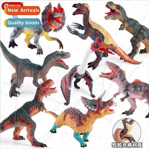 Children large soft rubber sound dinosaur toys Tyrannosaurus