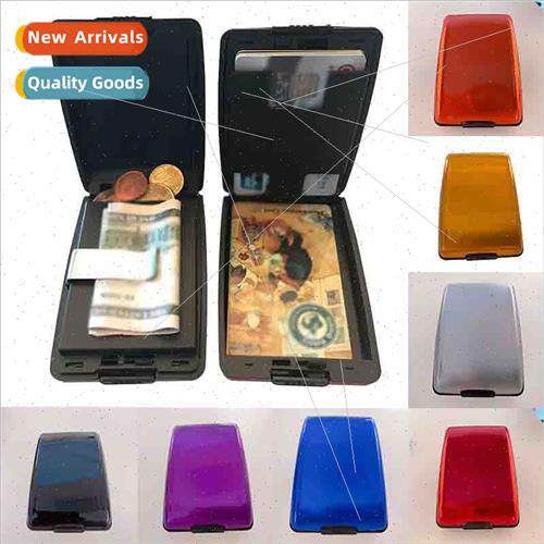 RFID Aluminum Money Clip Multi-function Card Case Aluminum B