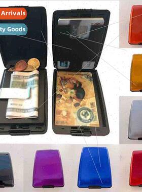 RFID Aluminum Money Clip Multi-function Card Case Aluminum B