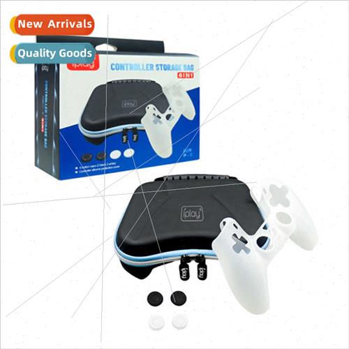 PS5 joystick EVA storage hard case + silicone sleeve + rocke