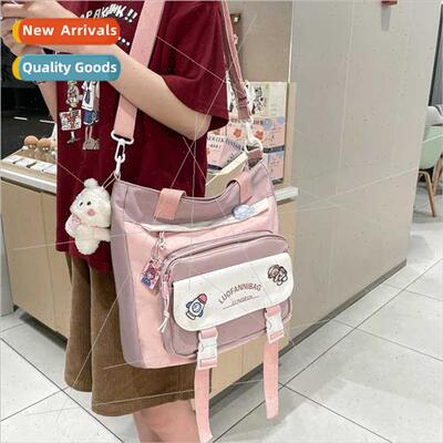 new nylon shoulder bag female cartoon cute colorful crossbod