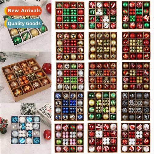 Christmas gifts plating ball plastic ball shaped painted Chr