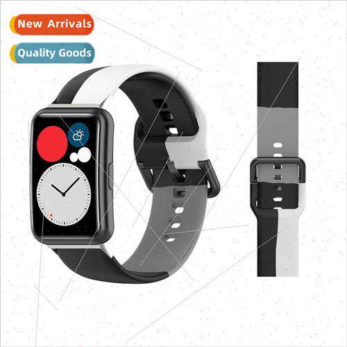 适用Huawei watch Fit new watch silicone strap TIA-B09/B19 un