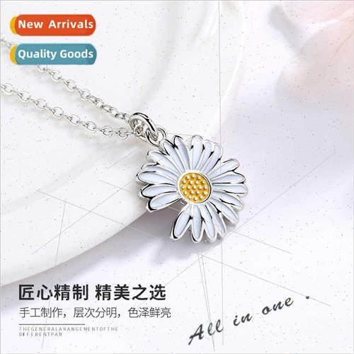 ttle Daisy Sunflower Necklace Wo