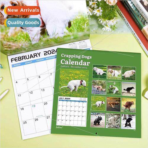 New 2024 Desk Calendar Dog Poop Funny Calendar Funny Calenda
