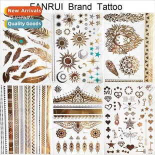 Sexy Sun Moon Star Temporary Tattoo Women Party Body Arm Art