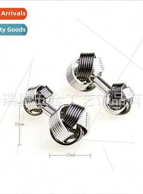 Double-sided twist styling cufflinks cufflinks electroplatin