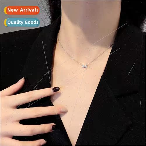 Europe ins niche hundred necklace female full diamonds simpl