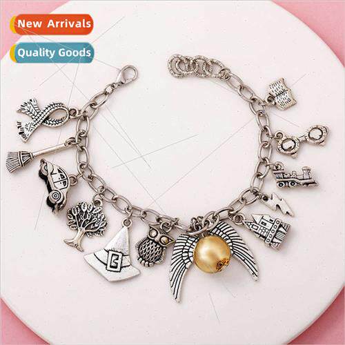 Europe film   Harry Potter bracelet metal flying thief wings