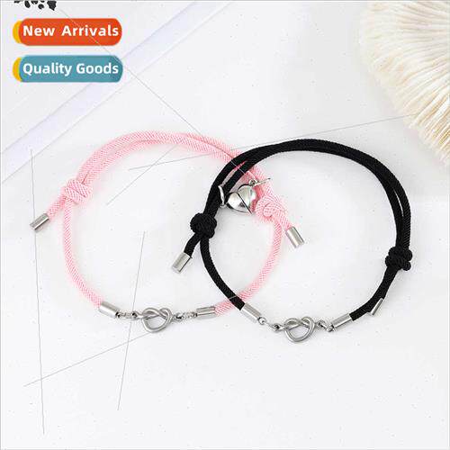Europe New heart-shaped pendant Milan rope love magnet coupl
