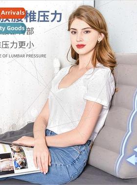 PVC flocked inflatable sex triangle pillow cushion multipurp