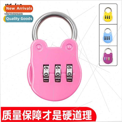 Cartoon multi-color combination lock gym combination padlock