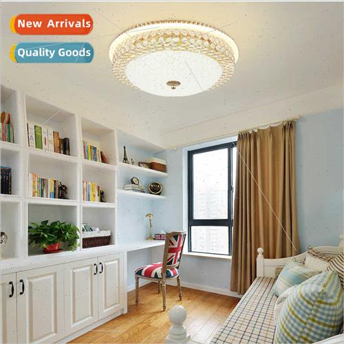 2020 new  crystal ceiling light led master bedroom lamp roun