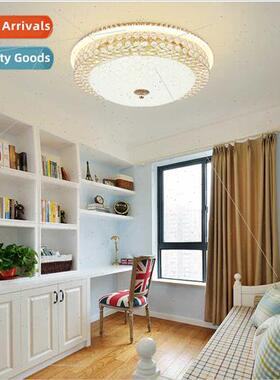 2020 new  crystal ceiling light led master bedroom lamp roun