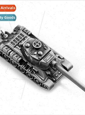 Game  tank model keychain alloy solid pendant backpack car k