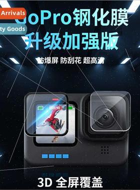 gopro11 glass tempered film dog 10 9 lens display screen fro