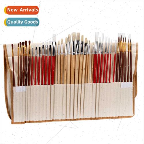 38pcs Canvas Brush Curtain Brush Set Multi Combo Watercolor