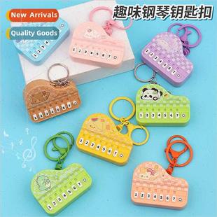 Mini piano luminous palm music electronic piano toy bag keyc