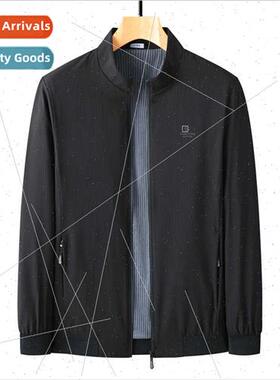 Droshun thin men jackets spring fall middle-aged dad loaded