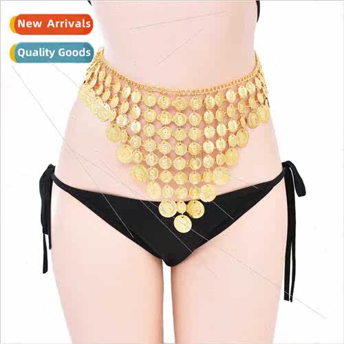New Waist Jewelry Multi-Layer Alloy Coin Tassel Waist Chain