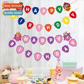 Birthday Pull Flag Dog Party Leader Cartoon Supplies Patrol