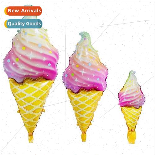 Large Medium Ice Cream Balloons Children Birthday Party Deco