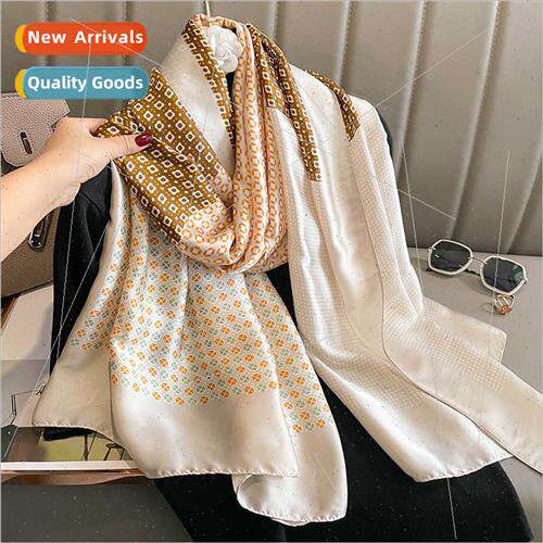 Small perfume simulation silk Korean  fall winter warm scarf