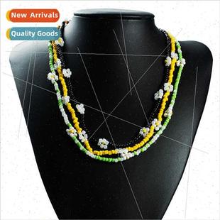 colorful irregular rice beads penda Europe turquoise fashion