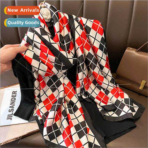 Thin spring autumn color combination college diamond-shaped
