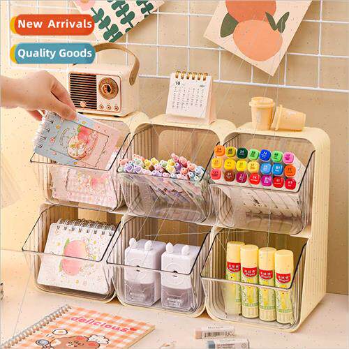 Student organizer wall-mounted double pen holder desktop cre