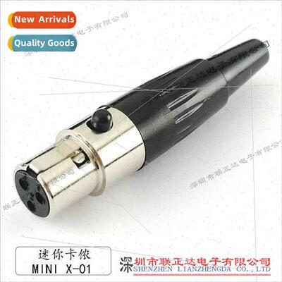Mini XLR female 3 pole MINI XLR connector Mini microphone pl