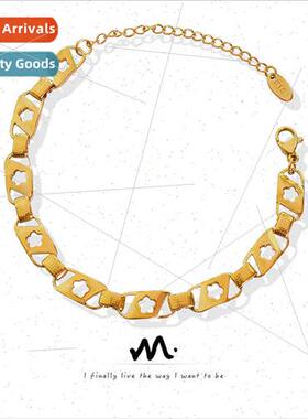 KoreaKorea ins fashion nd hollowed out flower bracelet coupl