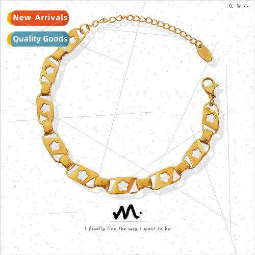 KoreaKorea ins fashion nd hollowed out flower bracelet coupl