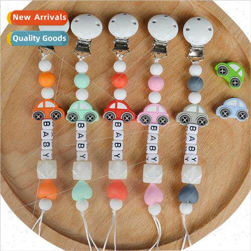 Baby Products Cartoon Car licone Pacifier Chain Anti-Lost Ch
