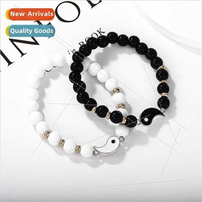 Popular strings yin yang bagua taiji couple bracelet simple