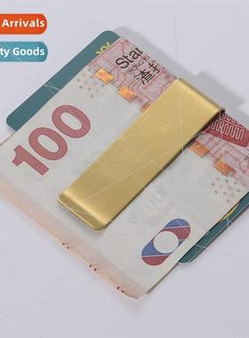 High-grade stainless steel money clip matte blank engravable