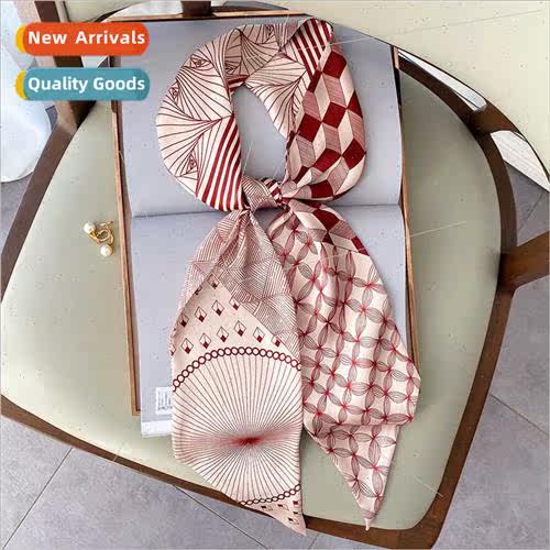 Europe Uned States in spring fall new thin narrow long silk