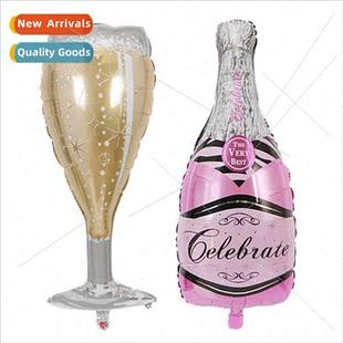 bottle aluminum film New holiday glass balloon par wine