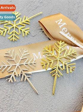 Snowflake Flake Cake Insert Plastic Snowflake Christmas Cake