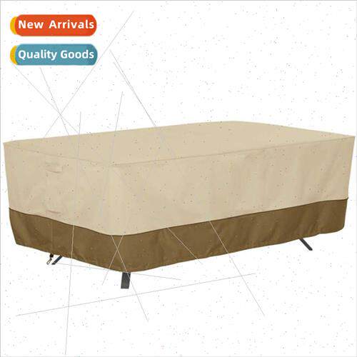 lver coated rectangular dinner table cover outdoor patio wat