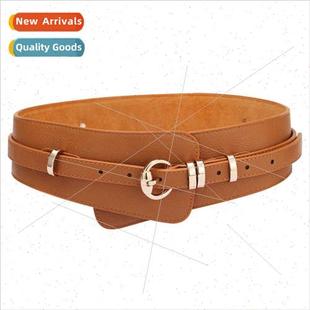 grain pin belt fashion ladie wide lychee women Korean buckle