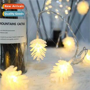 LED Pinecone ghts String Flashing ghts Christmas Tree Pine T