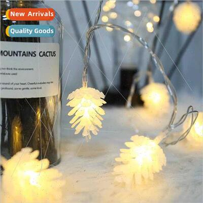 LED Pinecone ghts String Flashing ghts Christmas Tree Pine T