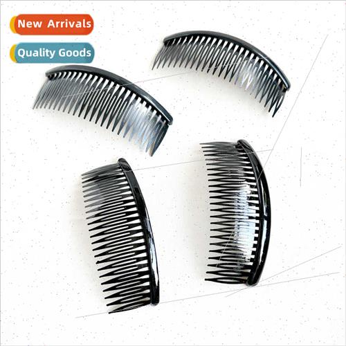 Basic insert comb spray paint glossy black hair comb DIY hai